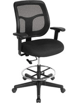 EuroTech Apollo Mesh Back Drafting Stool